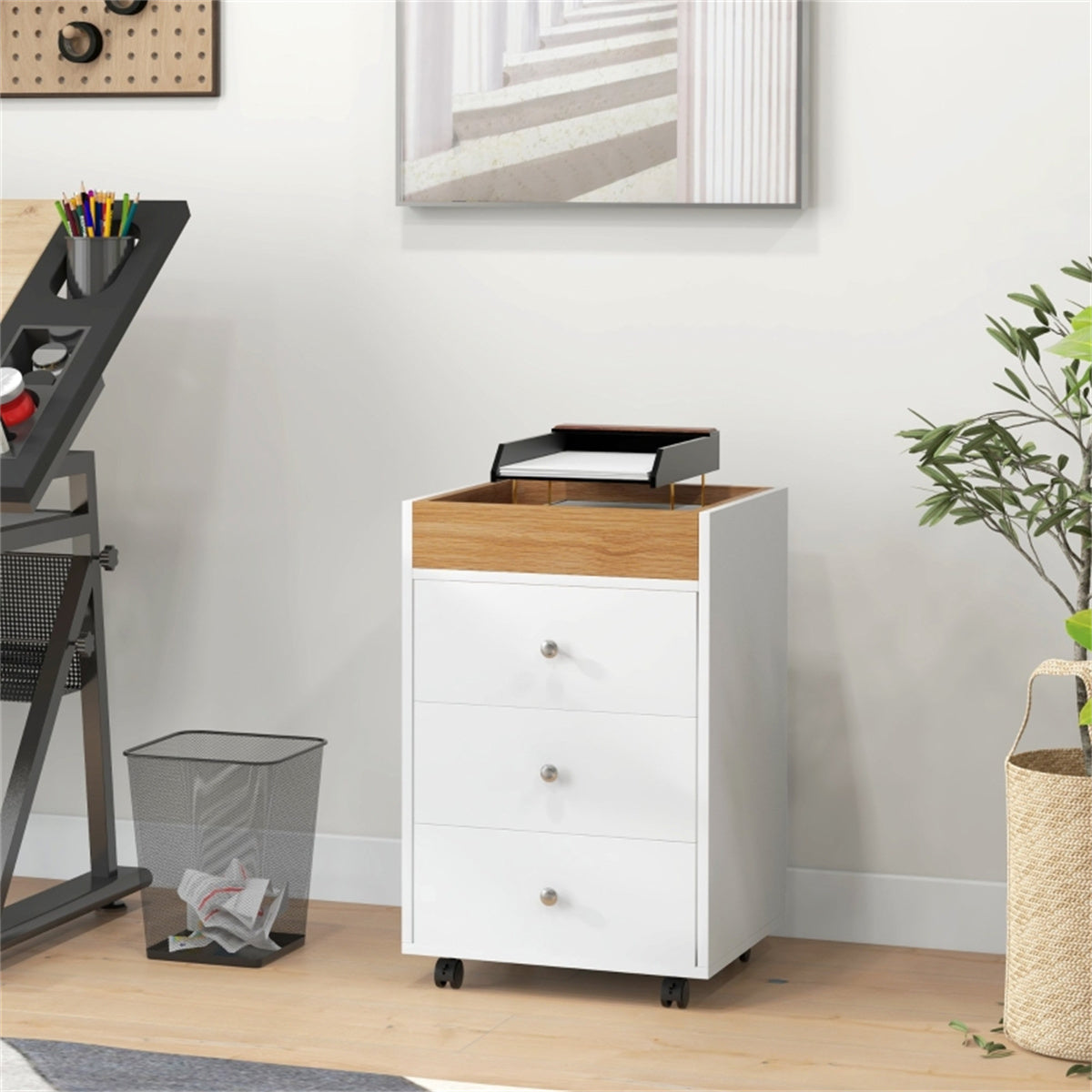 Bathroom Storage Cabinet-White ( Amazon Shipping)(Prohibited by WalMart)