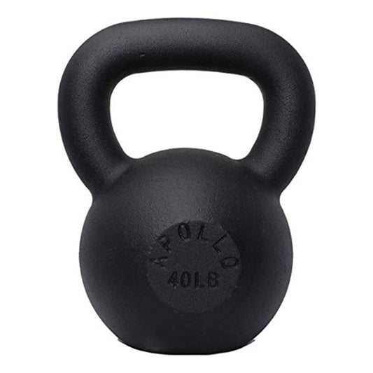 40LBS Solid Cast Iron Kettlebells Ideal for Strength Training, Building Muscles【Support for self-pickup face sheet, daily face sheet submission deadline 16:00】