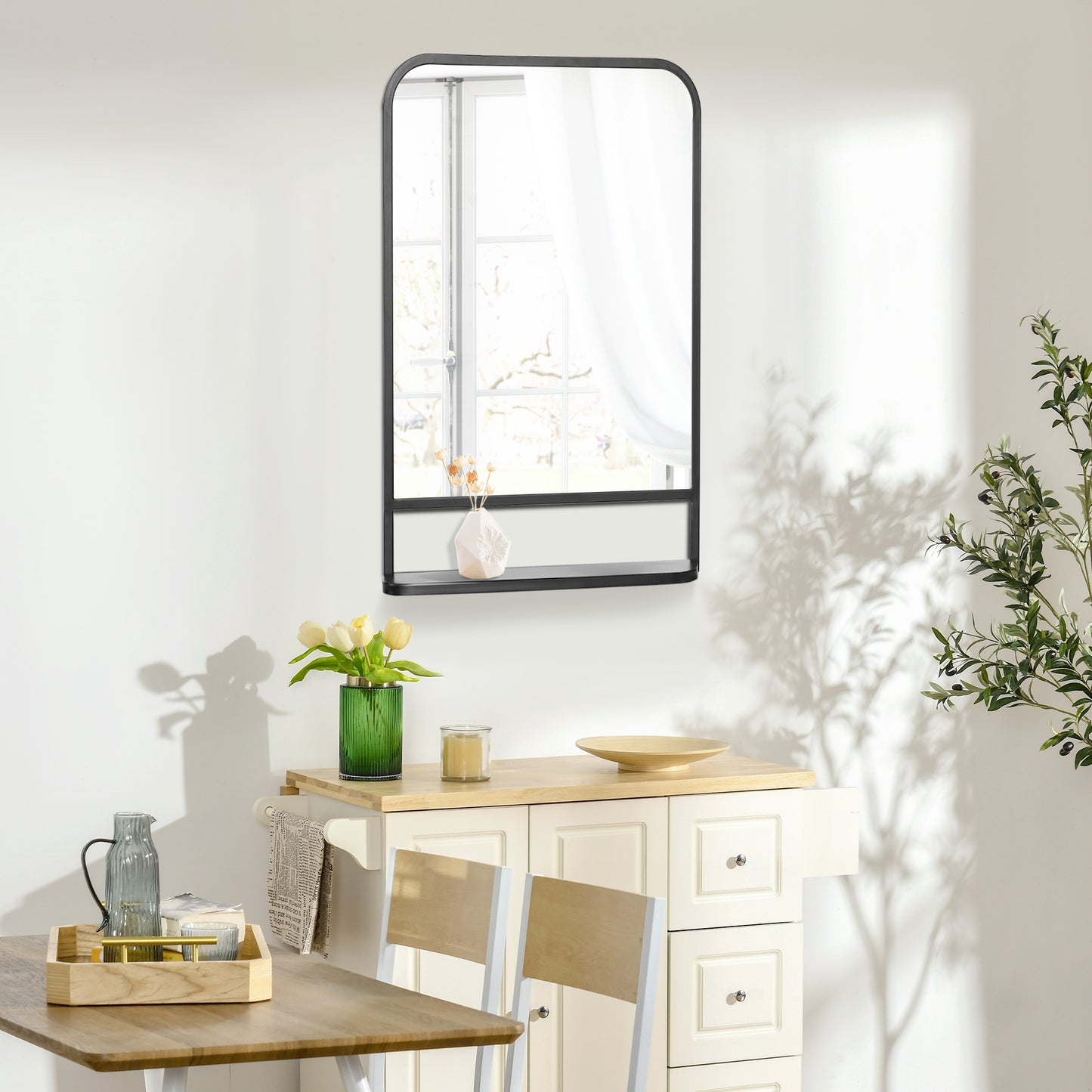 Bathroom Cabinet with Mirror ( Amazon Shipping)(Prohibited by WalMart)