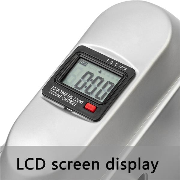 W002K Home Use Hands and Feet Trainer Mini Exercise Bike Silver