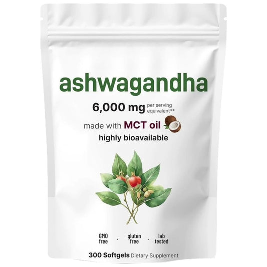 Moxca 300 capsules of Ashwagandha soft capsule supplement