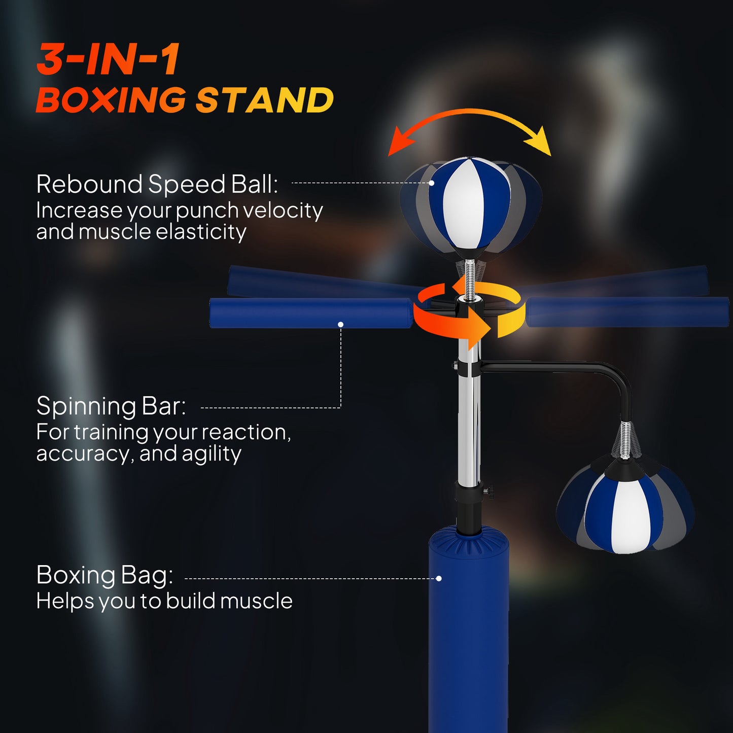 Speed Punching Bag/Speed Bag Boxing Bag Stand