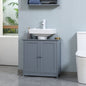 Bathroom Cabinet with 2 Doors and Shelf Bathroom Vanity Grey-AS	 ( Amazon Shipping)（Prohibited by WalMart）