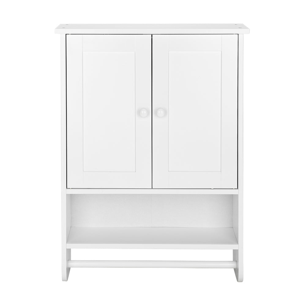 （65 x 48.7 x 14.6cm） Wall Hanging Cabinet with Two Doors Wall Washer Storage Cabinet