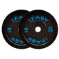 Weight Plates, Rubber Bumper Plates, 2 Inch Steel Insert 45lb Bundle Options Available for Home Gym Strength Training, Weightlifting, Weight Bench Press and Workout