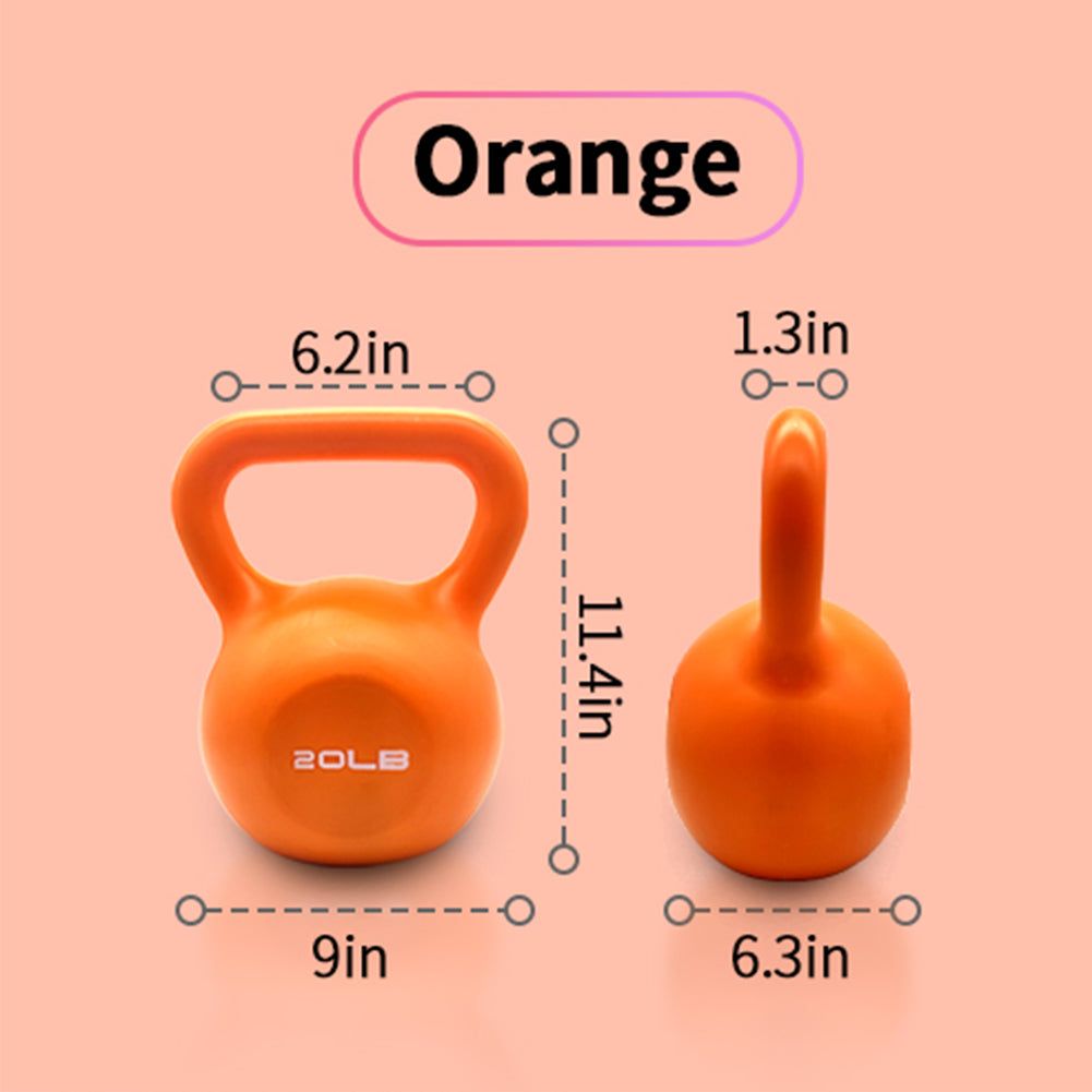 Kettlebell Sets, Strength Training Kettlebells Weight Set for Women, Vinyl Coated Kettle Bell for Home Gym Workout Weight Lifting Equipment, Comfortable Grip Wide Handle Weights 20lbs
