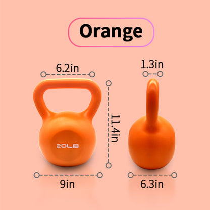 Kettlebell Sets, Strength Training Kettlebells Weight Set for Women, Vinyl Coated Kettle Bell for Home Gym Workout Weight Lifting Equipment, Comfortable Grip Wide Handle Weights 20lbs