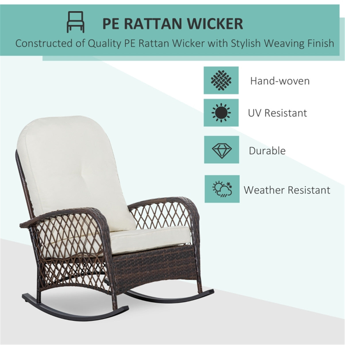 Garden chair  / Rocking Chair ( Amazon Shipping)（Prohibited by WalMart）