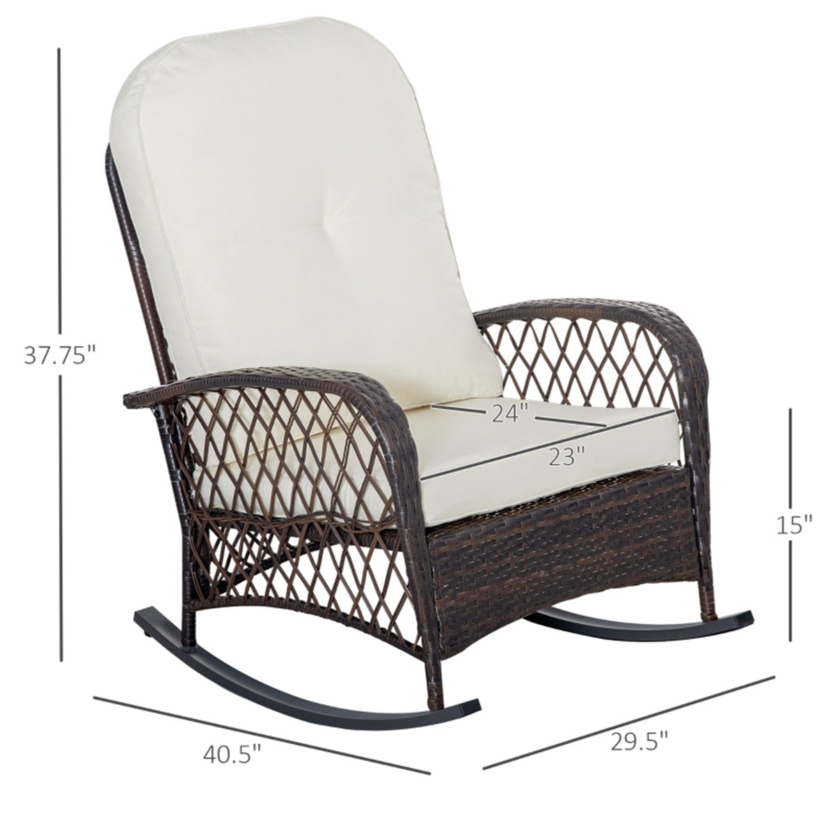 Garden chair  / Rocking Chair ( Amazon Shipping)（Prohibited by WalMart）