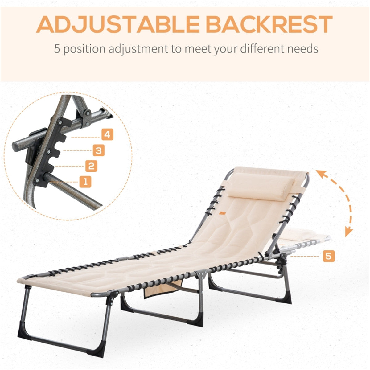 Folding Lounge Chairs / beach chair ( Amazon Shipping)（Prohibited by WalMart）