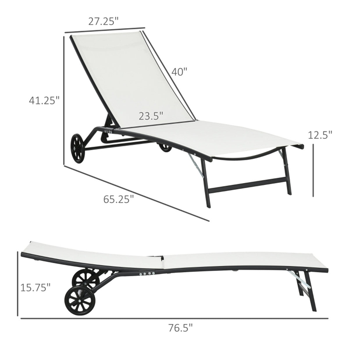 Folding Lounge Chairs / beach chair ( Amazon Shipping)（Prohibited by WalMart）