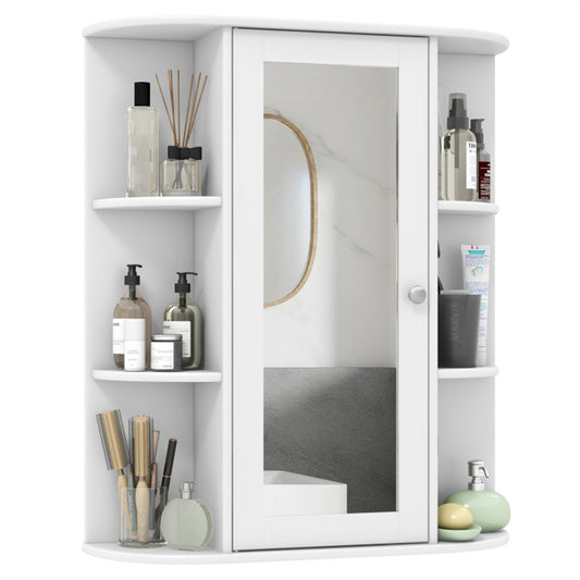 White wall cabinet style cabinet