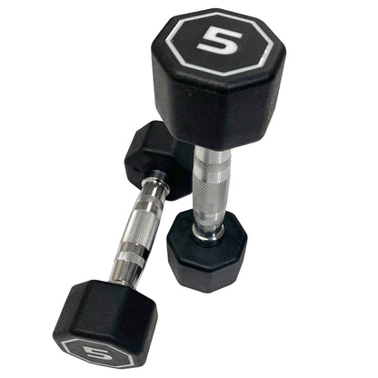 Premium Octagonal Dumbbell, Large Numbers, Hard Chrome Plated Handle Dumbbells to Assist with Push-Ups, 5 lbs set of 2  Support for self-pickup face sheet, daily face sheet submission deadline 16:00】
