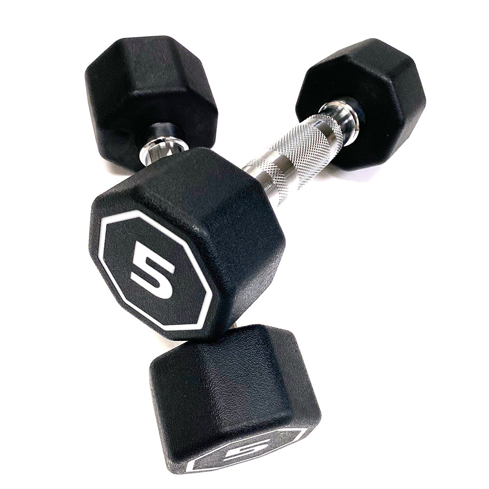 Premium Octagonal Dumbbell, Large Numbers, Hard Chrome Plated Handle Dumbbells to Assist with Push-Ups, 5 lbs set of 2  Support for self-pickup face sheet, daily face sheet submission deadline 16:00】