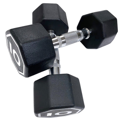 Premium Octagonal Dumbbell, Large Numbers Hard Chrome Plated Handle Dumbbells to Assist with Push-Ups, 10 lbs set of 2  【Support for self-pickup face sheet, daily face sheet submission deadline 16:00】