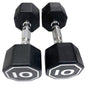 Premium Octagonal Dumbbell, Large Numbers Hard Chrome Plated Handle Dumbbells to Assist with Push-Ups, 10 lbs set of 2  【Support for self-pickup face sheet, daily face sheet submission deadline 16:00】