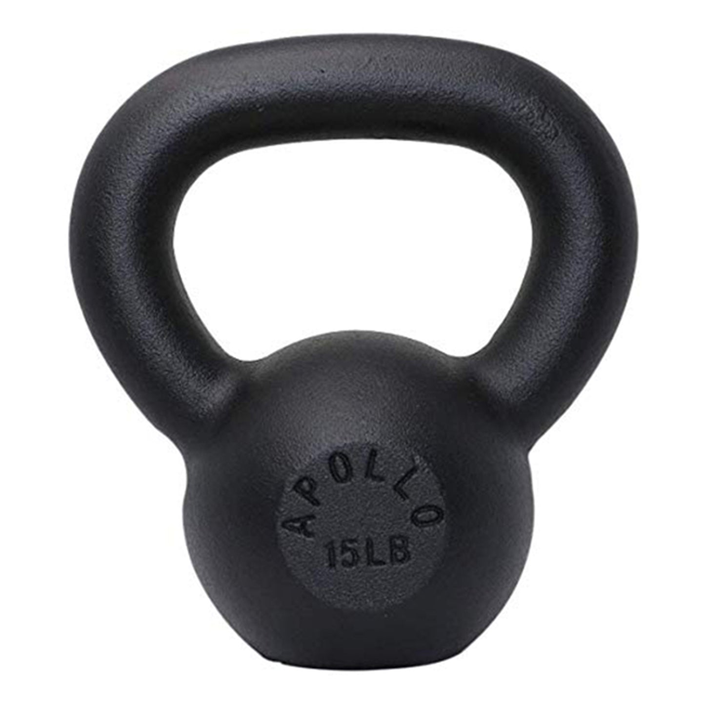 15LBS Solid Cast Iron Kettlebells  Ideal for Strength Training, Building Muscles【Support for self-pickup face sheet, daily face sheet submission deadline 16:00】