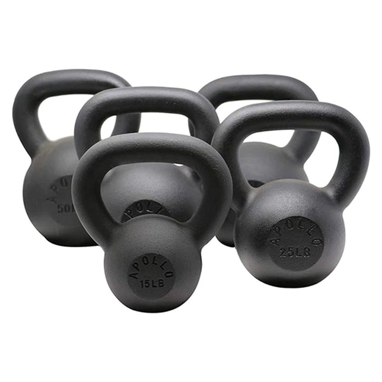 15LBS Solid Cast Iron Kettlebells  Ideal for Strength Training, Building Muscles【Support for self-pickup face sheet, daily face sheet submission deadline 16:00】