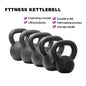 15LBS Solid Cast Iron Kettlebells  Ideal for Strength Training, Building Muscles【Support for self-pickup face sheet, daily face sheet submission deadline 16:00】