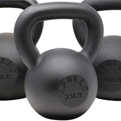 15LBS Solid Cast Iron Kettlebells  Ideal for Strength Training, Building Muscles【Support for self-pickup face sheet, daily face sheet submission deadline 16:00】