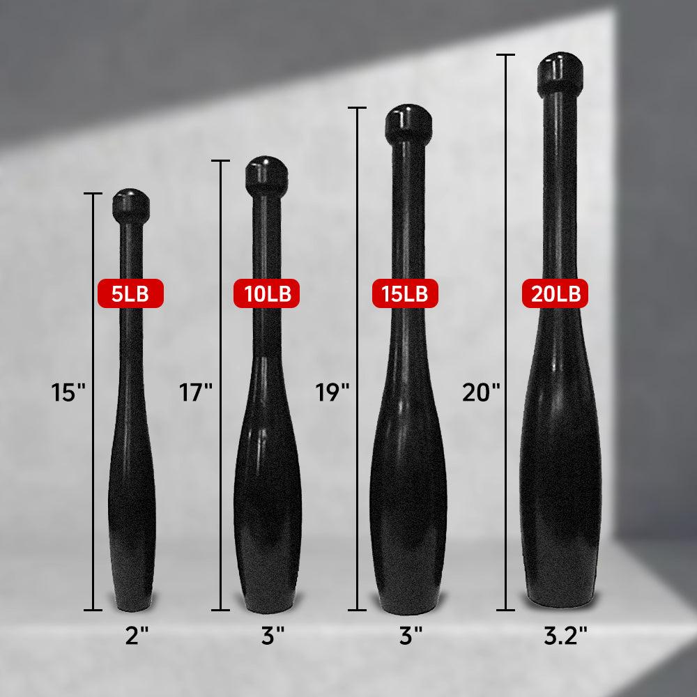 20LB Indian Club, Exercise Bat, Iron Club Bell for Strength Training and Muscle Rehabilitation【Support for self-pickup face sheet, daily face sheet submission deadline 16:00】