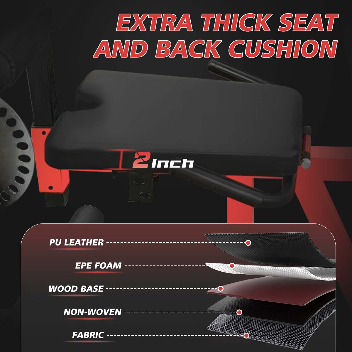 Adjustable Leg Extension and Curl Machine, Heavy Duty Leg Rotary Extension Machine for Lower Body Workouts, Multifunctional Home Gym Weight Machine