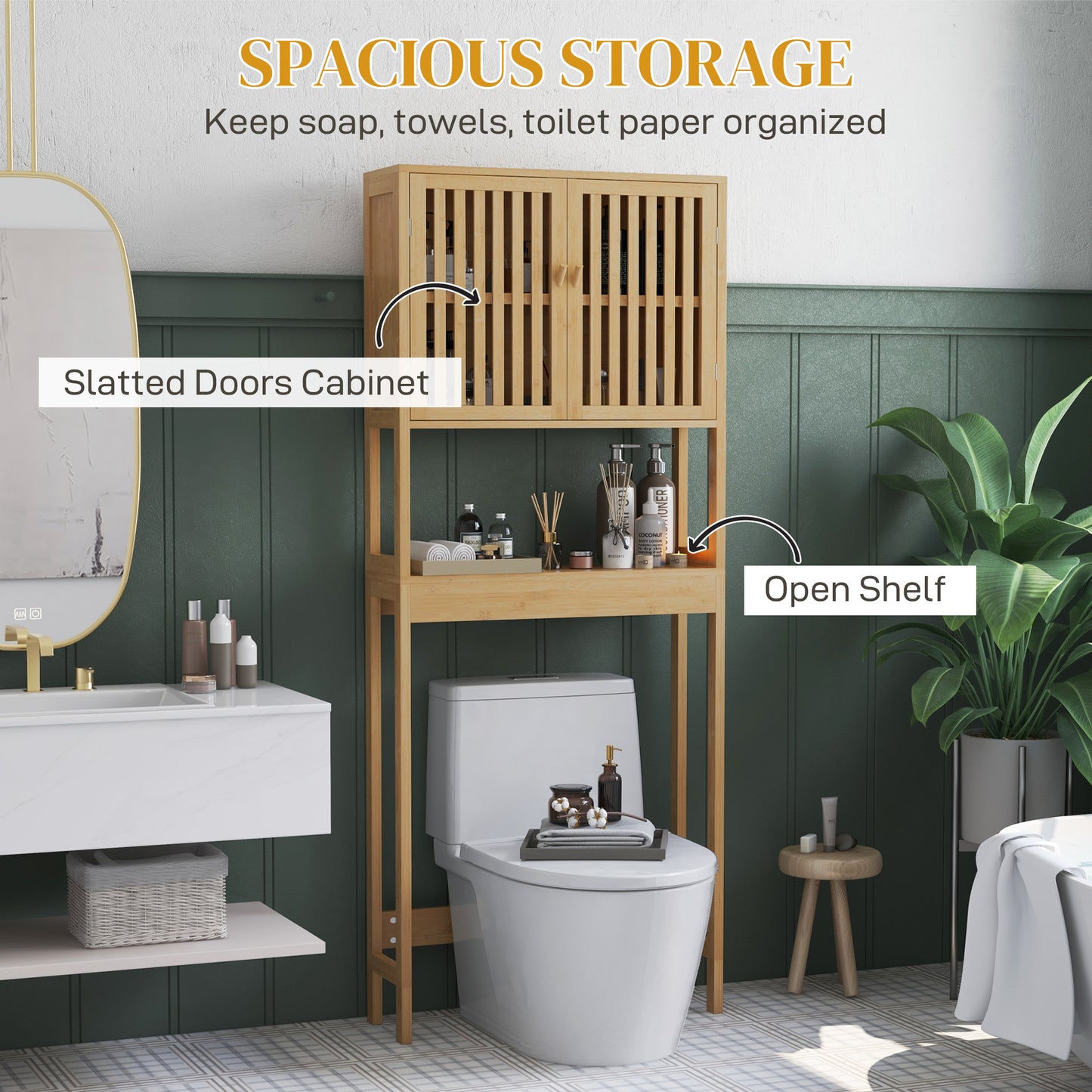 Bathroom Cabinet  ( Amazon Shipping)（Prohibited by WalMart）