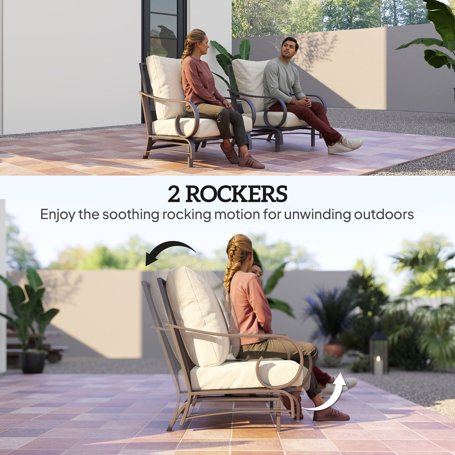 Backyard Patio Furniture Set