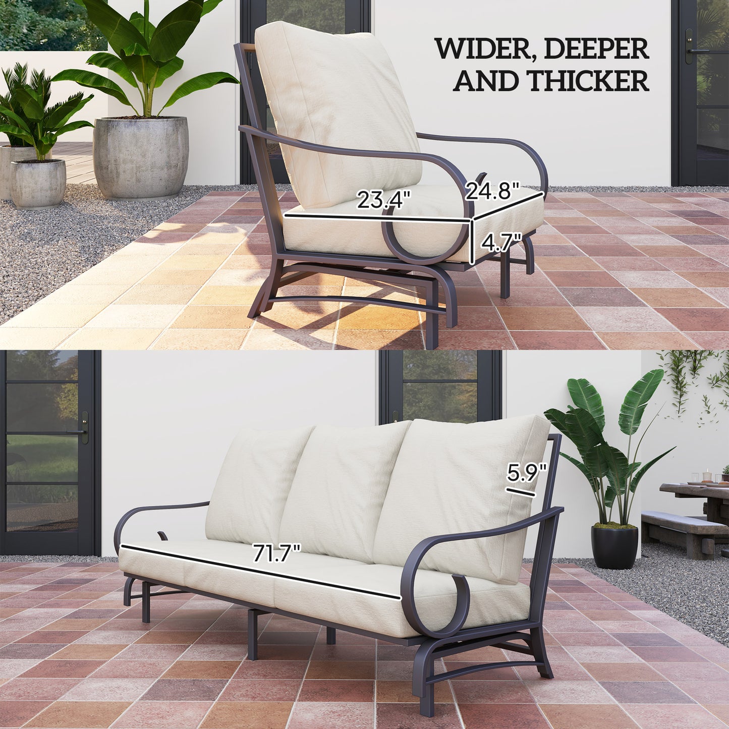 Backyard Patio Furniture Set