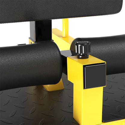 3-in-1 fitness equipment for push-ups, sit-ups and squats - yellow