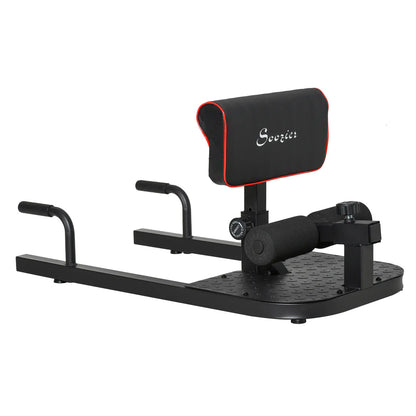 3-in-1 fitness equipment for push-ups, sit-ups and squats -  Black