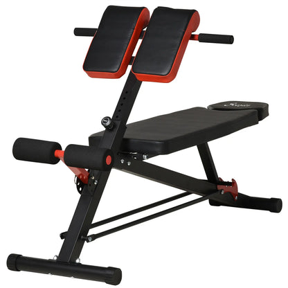 Multifunctional Sit Up Bench,Home fitness equipment，Red