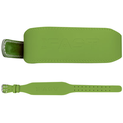 M Size Weight Lifting Belt, Leather Weight Lifting Belt with 4 inch Padded Lumbar Support Belt for Weightlifting Deadlift, Cross Training, Squats Exercise