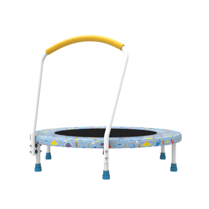 36inch Mini Trampoline for Kids Ages 1-6 Indoor Outdoor Trampoline with Handle Fun for Kids