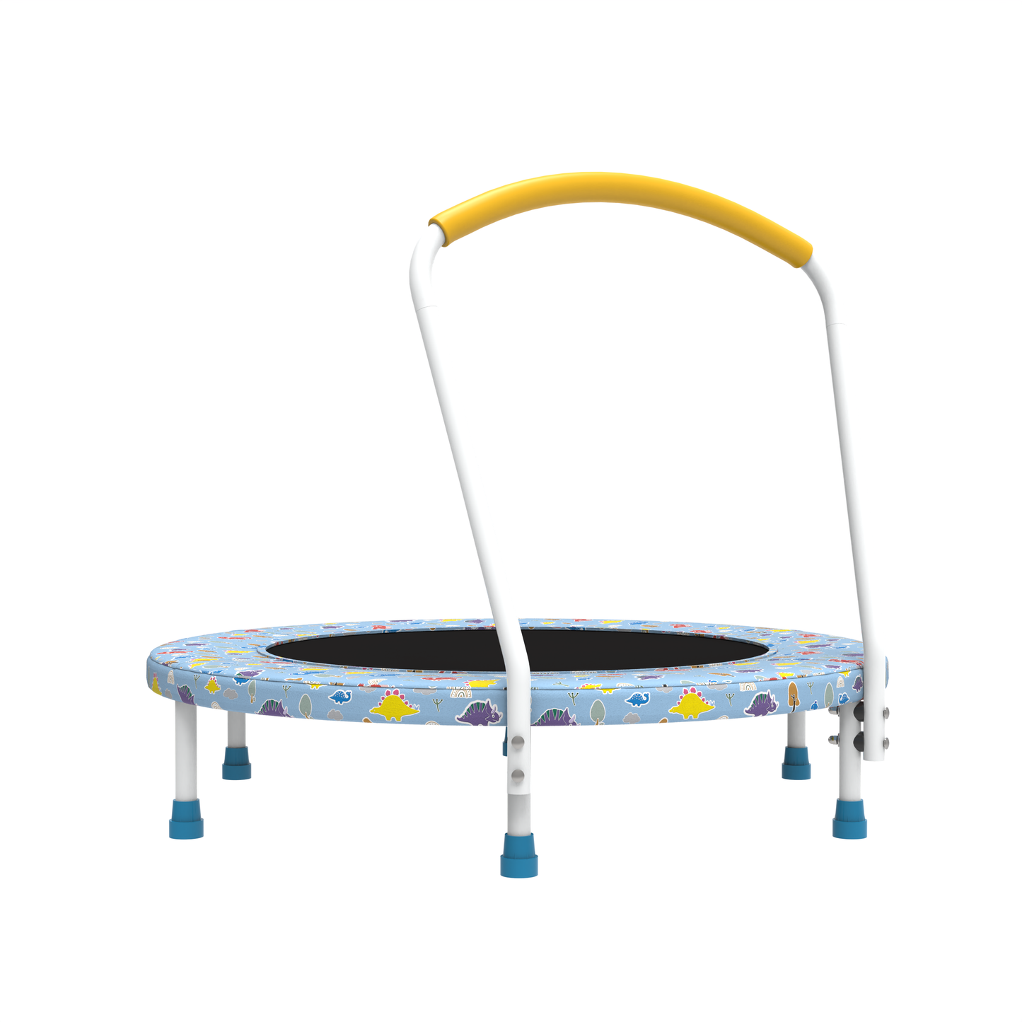 36inch Mini Trampoline for Kids Ages 1-6 Indoor Outdoor Trampoline with Handle Fun for Kids