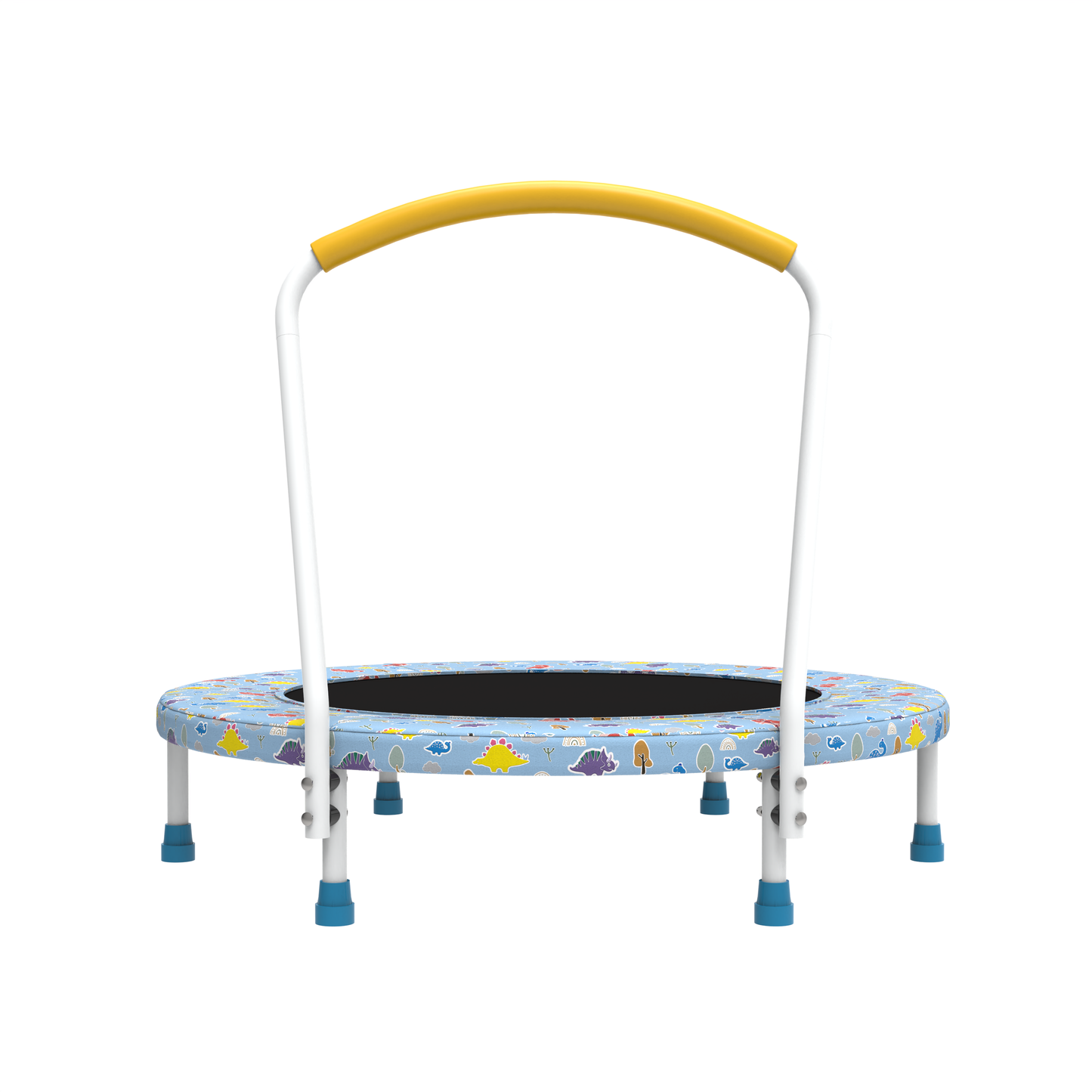 36inch Mini Trampoline for Kids Ages 1-6 Indoor Outdoor Trampoline with Handle Fun for Kids
