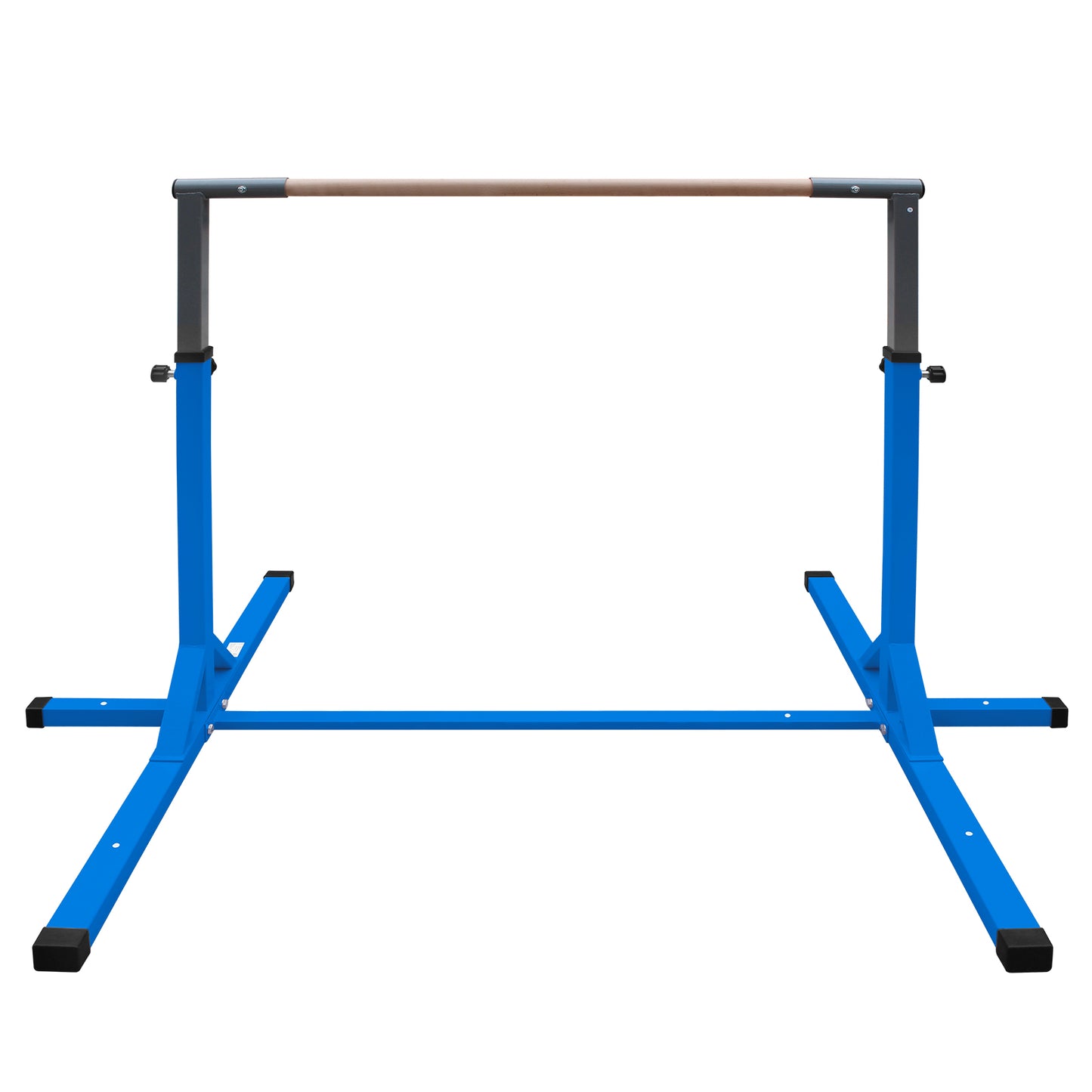 Gymnastics Bar for Kids, Adjustable Height Gym Bar, Junior Training Kip Bar for Home, Built for kids 3+ Years Blue