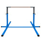Gymnastics Bar for Kids, Adjustable Height Gym Bar, Junior Training Kip Bar for Home, Built for kids 3+ Years Blue