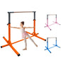 Gymnastics Bar for Kids, Adjustable Height Gym Bar, Junior Training Kip Bar for Home, Built for kids 3+ Years Yellow
