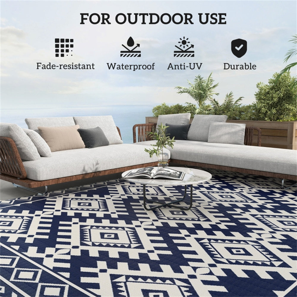 Reversible Outdoor Rug( Amazon Shipping)（Prohibited by WalMart）