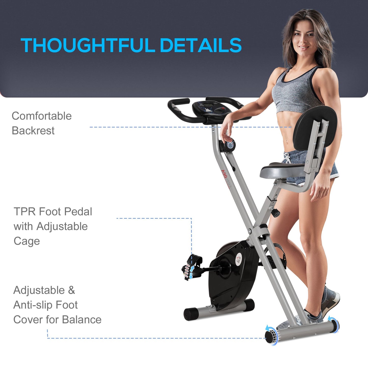 Portable Exercise Pedal Bike