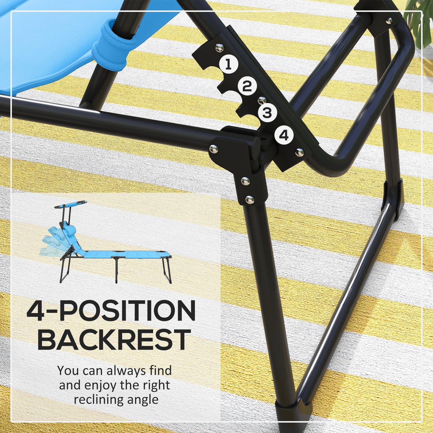 Folding Lounge Chairs / beach chair ( Amazon Shipping)（Prohibited by WalMart）