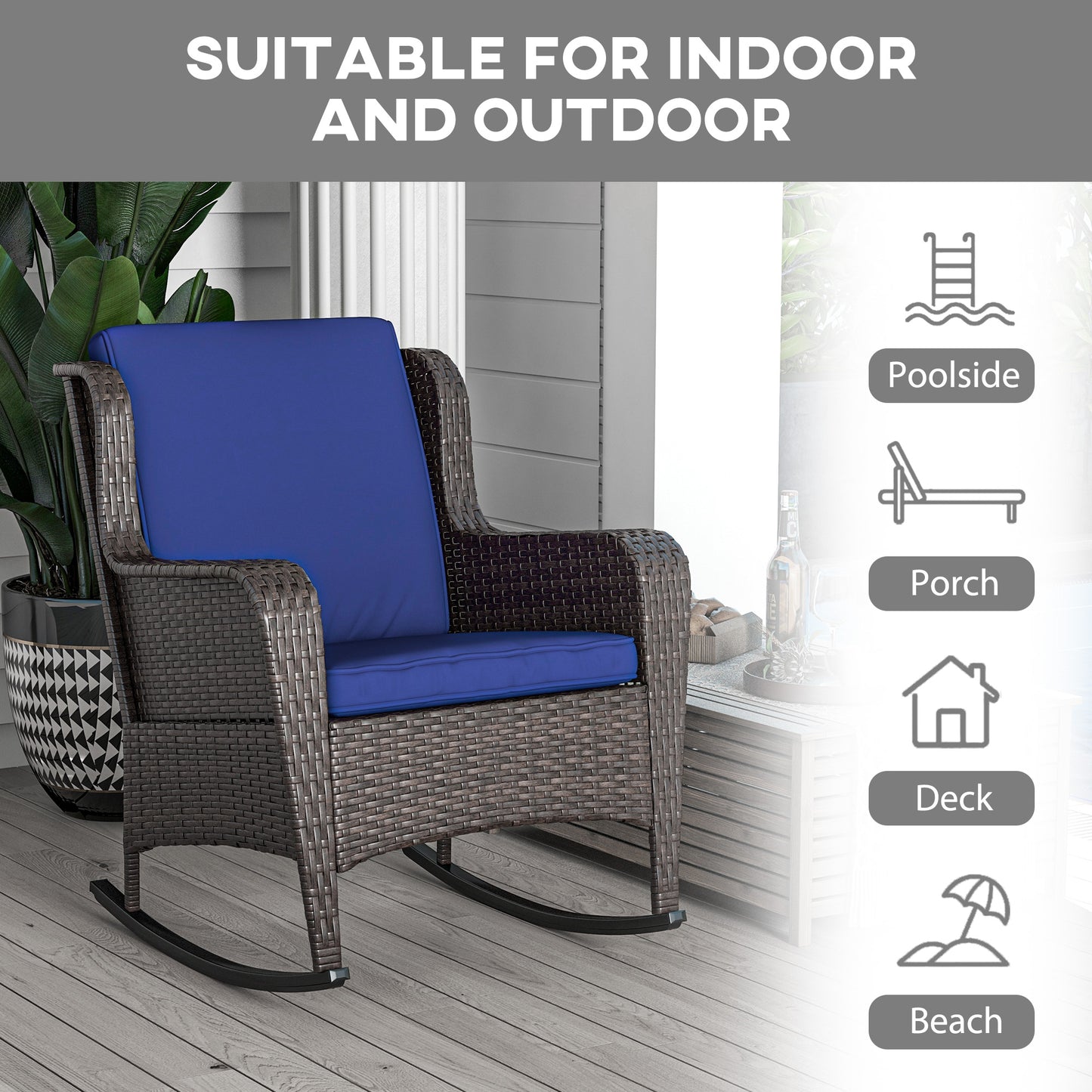 Garden chair  / Rocking Chair ( Amazon Shipping)（Prohibited by WalMart）