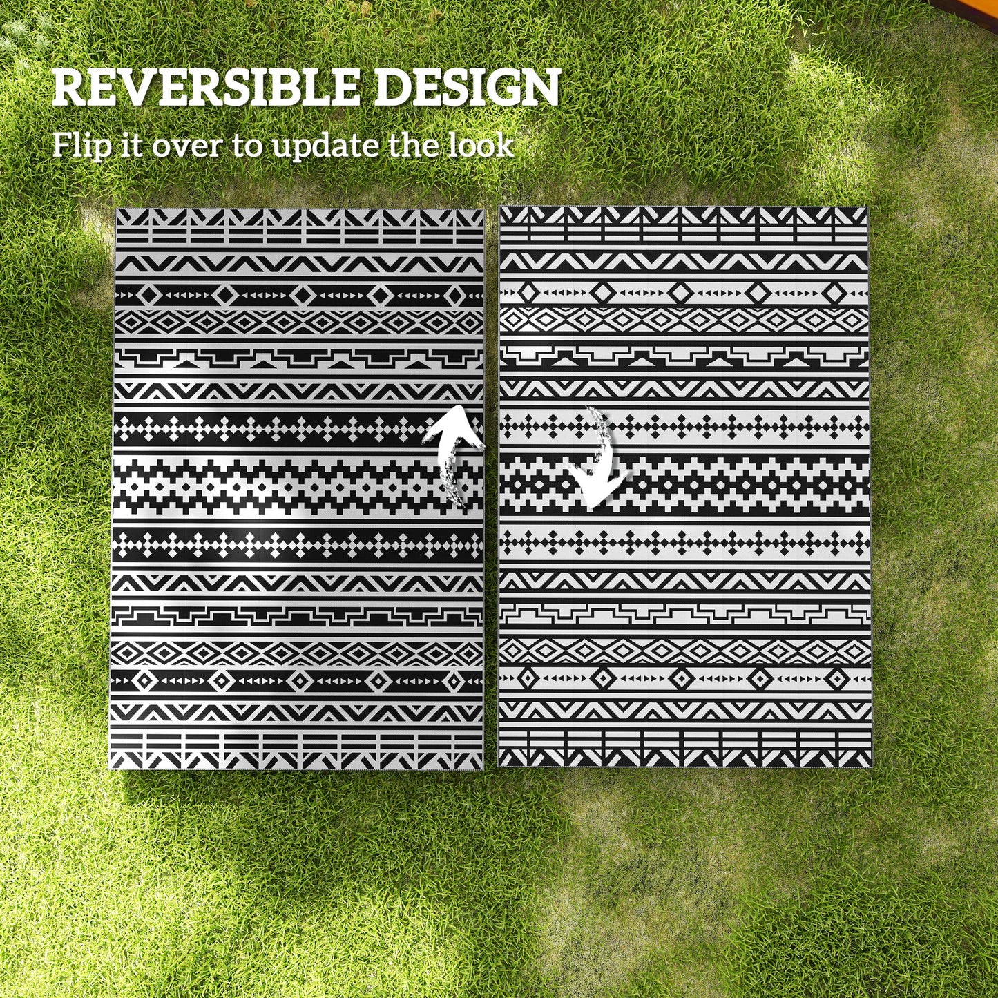 Reversible Outdoor Rug( Amazon Shipping)（Prohibited by WalMart）