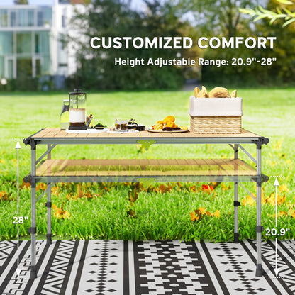 Portable Camping Table with Sink /  Dining Table