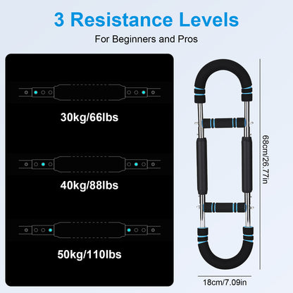 Portable Arm Trainer with 3 Resistance Levels: Enhance Strength & Fitness Anywhere”