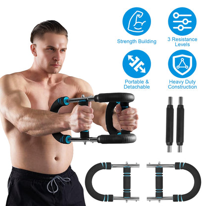 Portable Arm Trainer with 3 Resistance Levels: Enhance Strength & Fitness Anywhere”