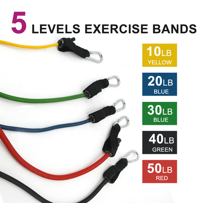 (5 PC set resistance band )Resistance bands, exercise bands, exercise resistance bands, exercise【Support for self-pickup face sheet, daily face sheet submission deadline 16:00】