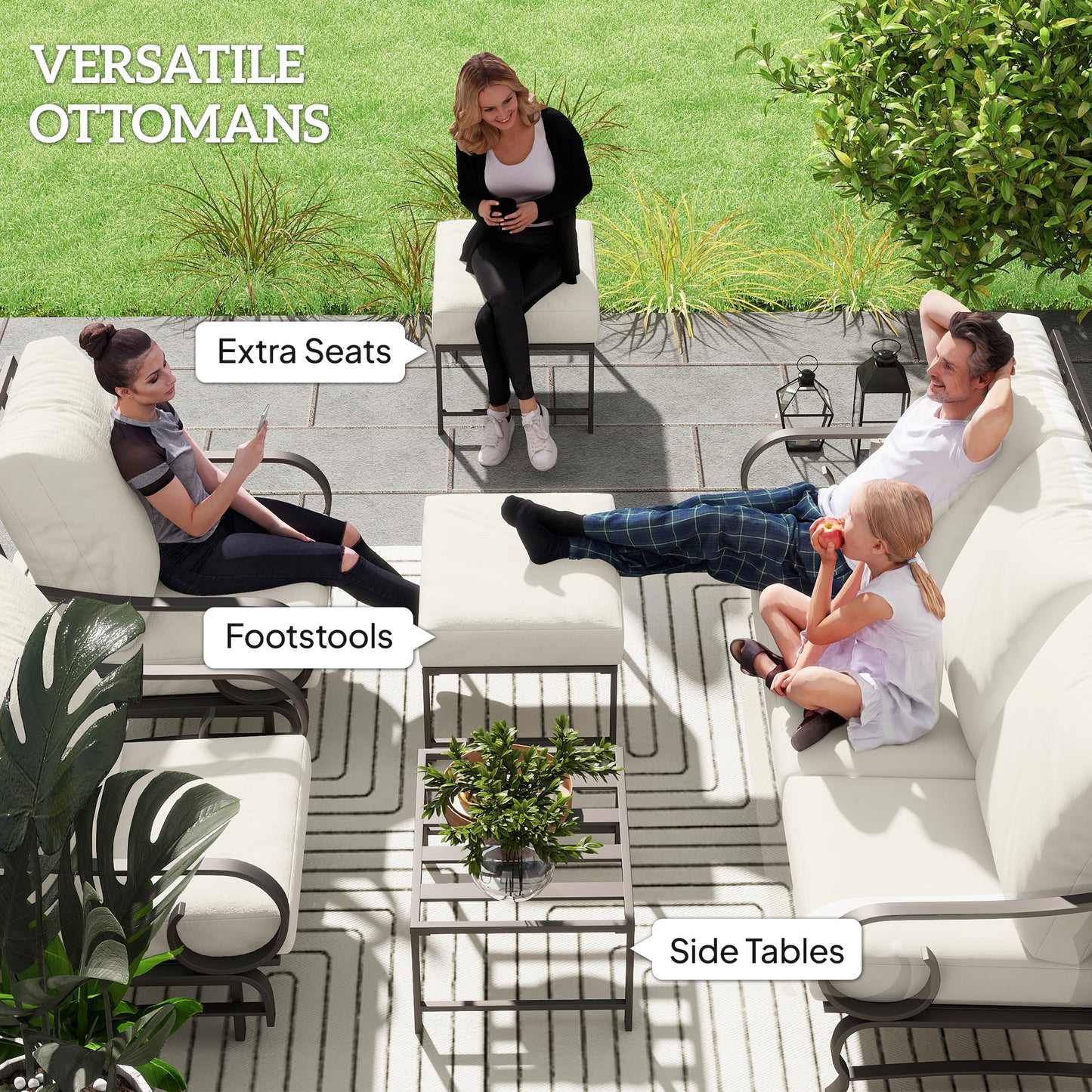 Backyard Patio Furniture Set