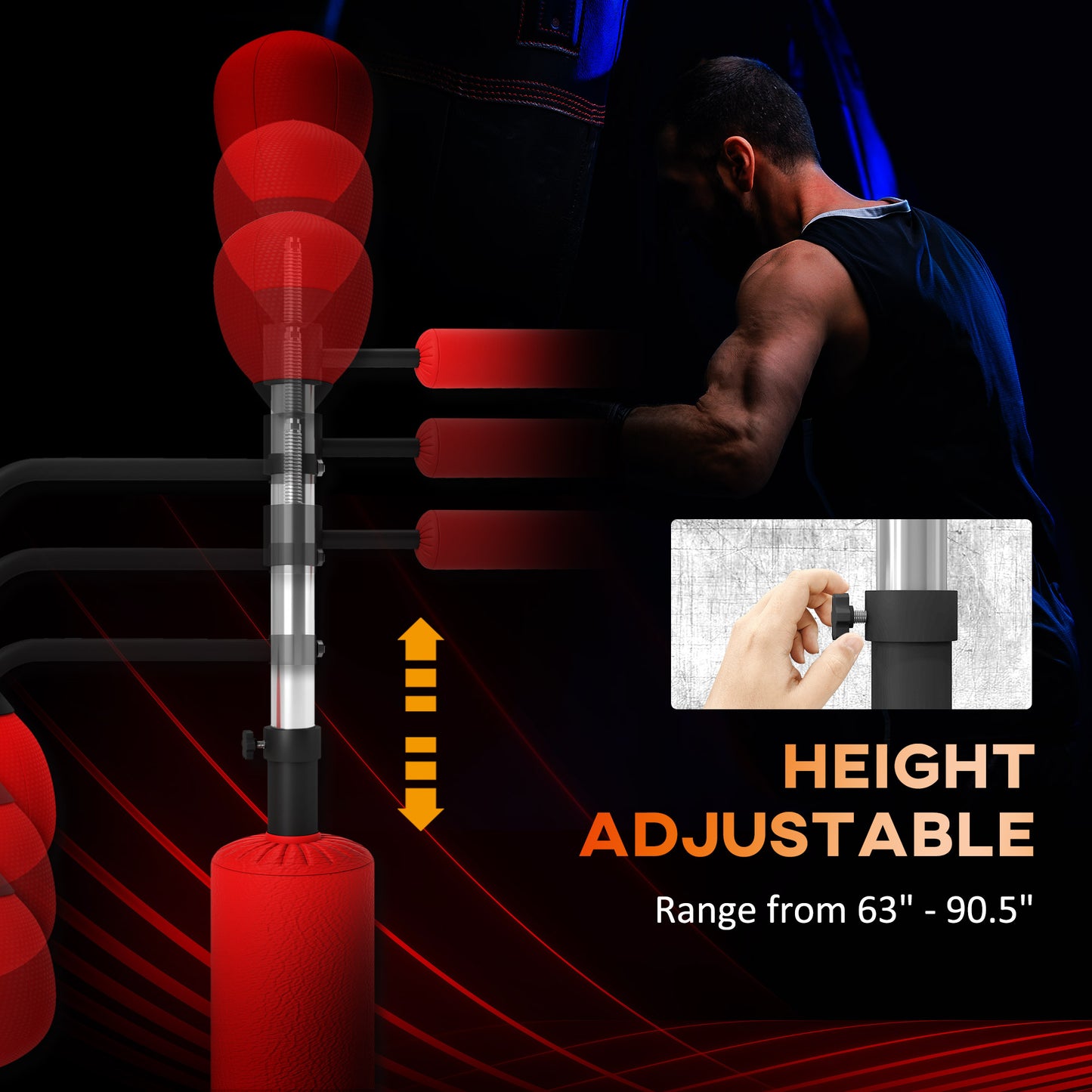 Speed Punching Bag/Speed Bag Boxing Bag Stand